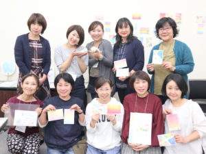 パステルアートの楽しさ奥深さを知り、みんなに広めたいと思いました。