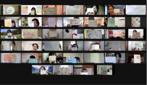 インストラクター研修会『抽象画』を開催しました