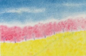 インストラクター研修会『春の風景画』を開催しました