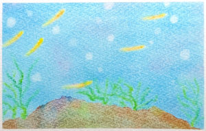 インストラクター研修会『暑中見舞いハガキを作ろう〜メダカ』